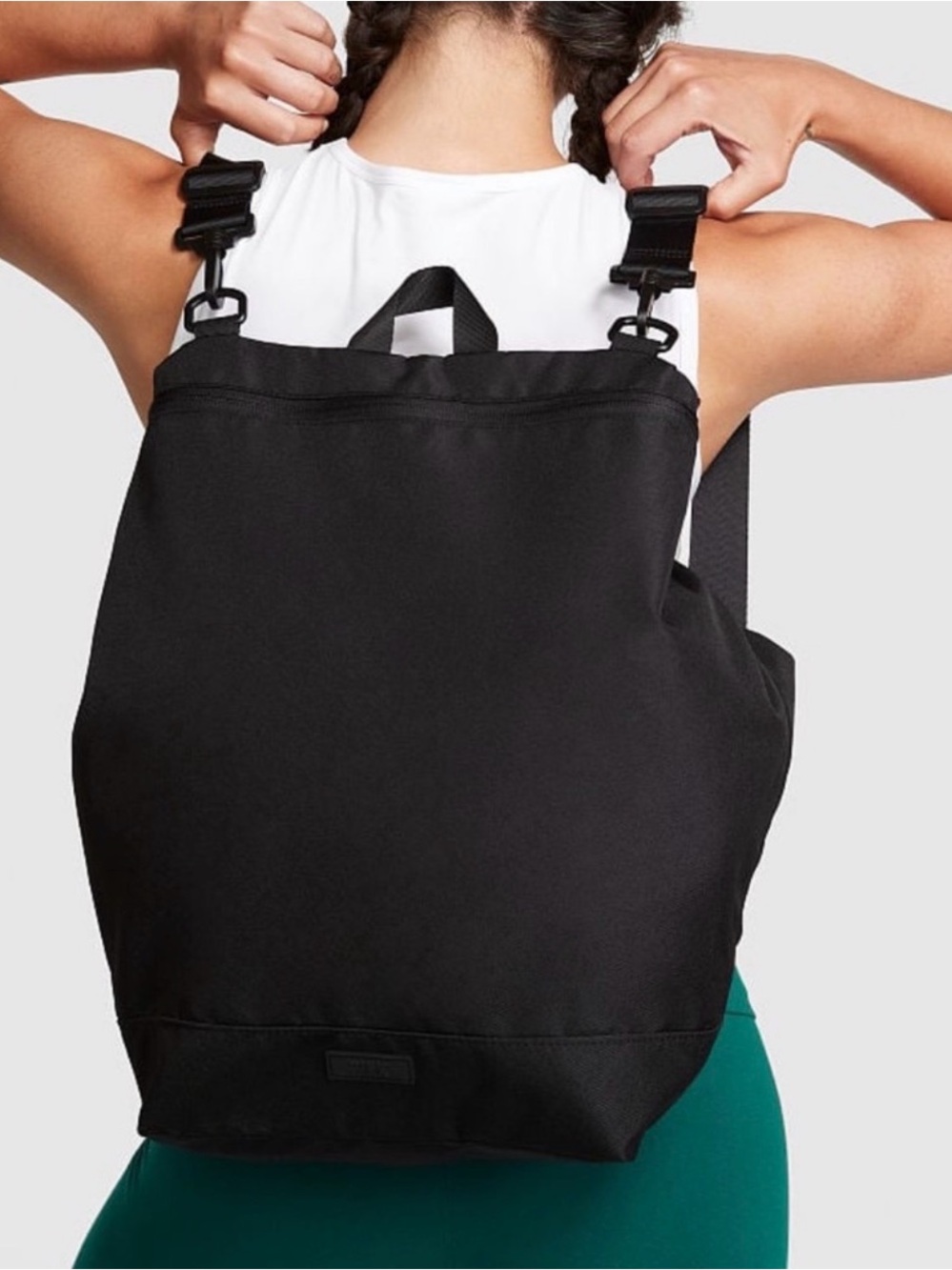 Convertible Black Backpack and tote bag